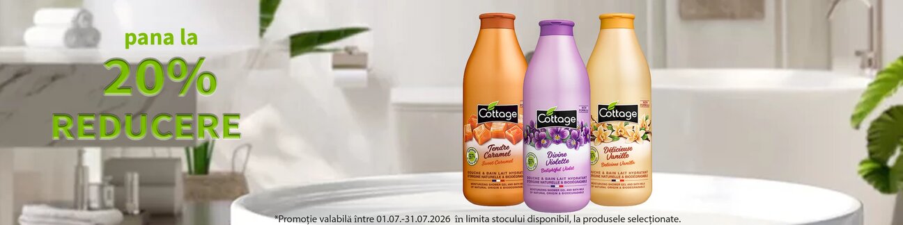 Promotie cu reducere de pana la 20% la Cottage