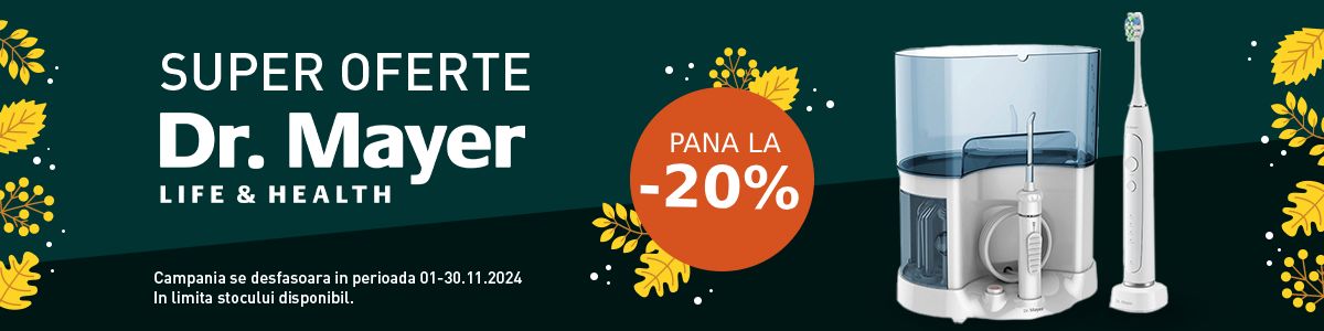 Promotie cu reducere de pana la 20% la Dr.Mayer