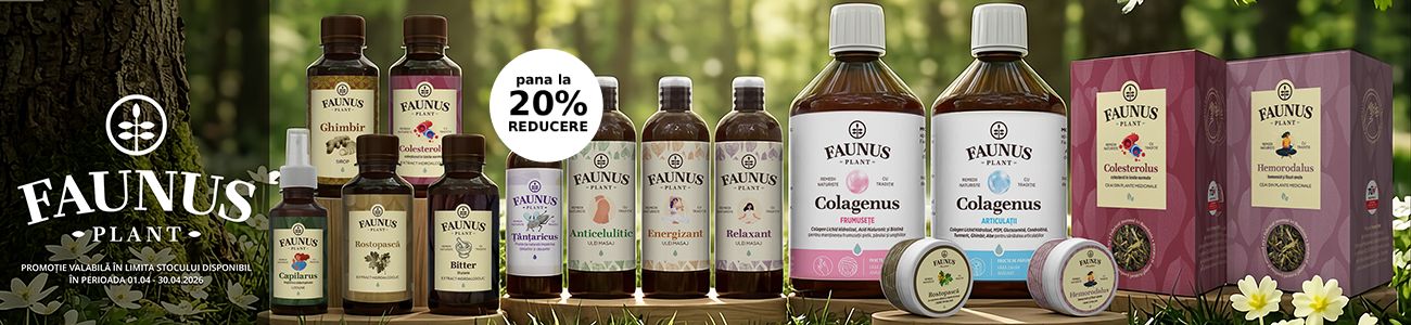 Promotie cu reducere de pana la 20% la Faunus