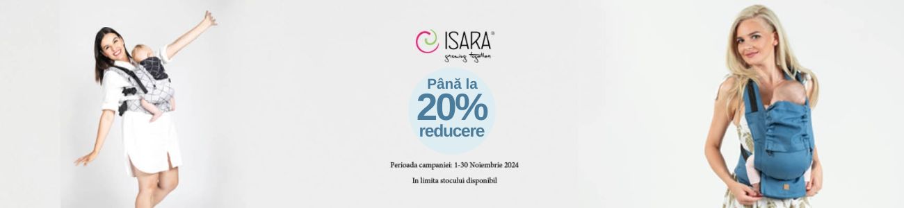 Promotie cu reducere de pana la 20% la Isara