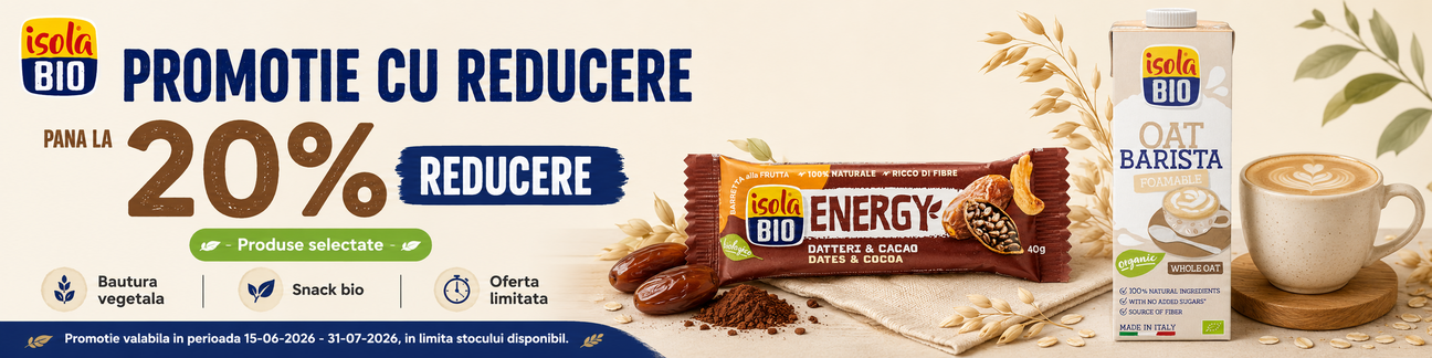 Promotie cu reducere de pana la 20% la Isola