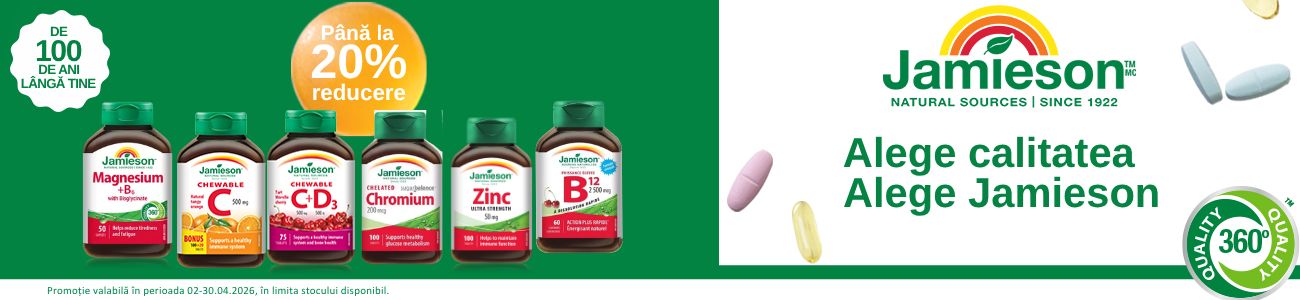 Promotie cu reducere de pana la 20% la Jamieson