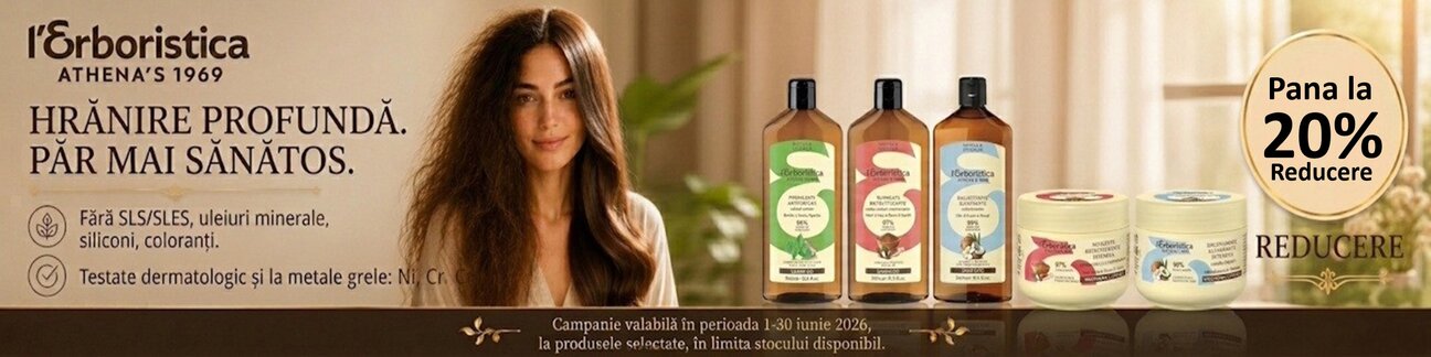 Promotie cu reducere de pana la 20% la L'Erboristica