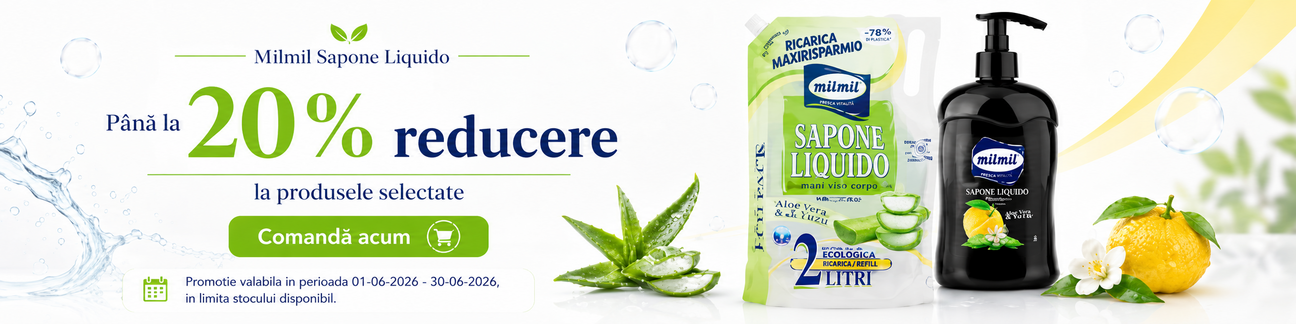 Promotie cu reducere de pana la 20% la Mil Mil