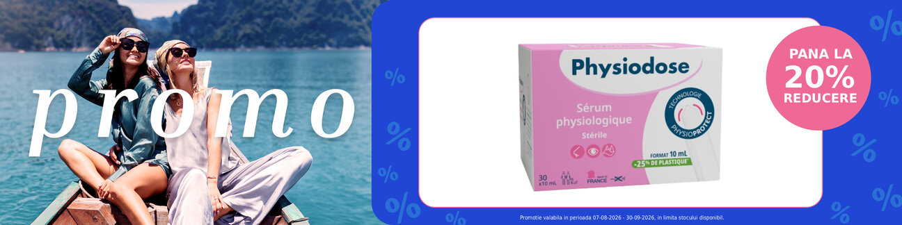 Promotie cu reducere de pana la 20% la Physiodose