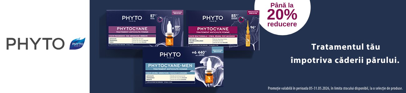 Promotie cu reducere de pana la 20% la Phytocyane