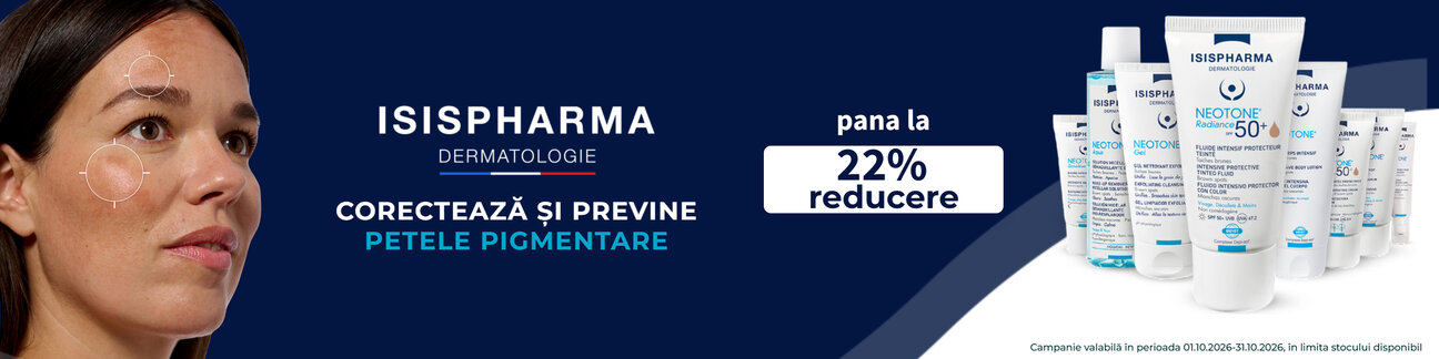 Promotie cu reducere de pana la 22% la Isis Pharma