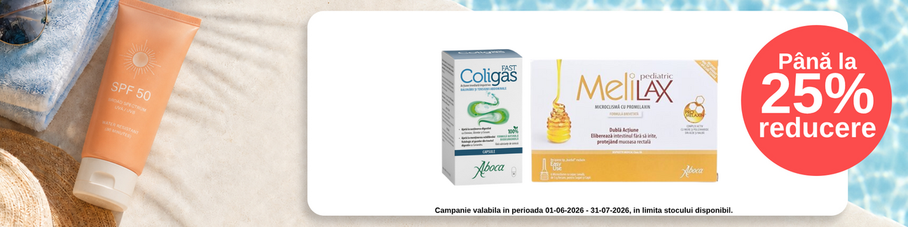 Promotie cu reducere de pana la 25% la Aboca