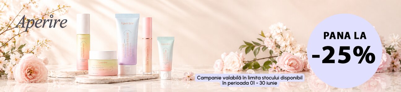 Promotie cu reducere de pana la 25% la Aperire