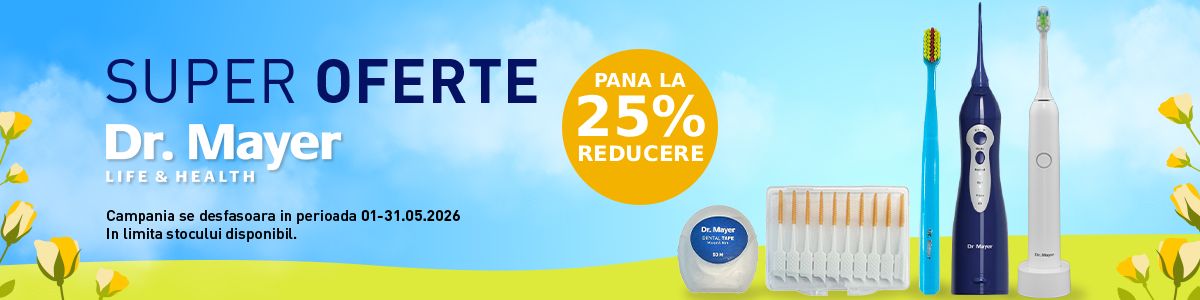 Promotie cu reducere de pana la 25% la Dr.Mayer