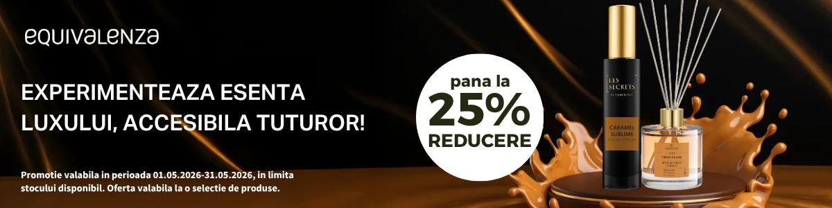 Promotie cu reducere de pana la 25% la Equivalenza