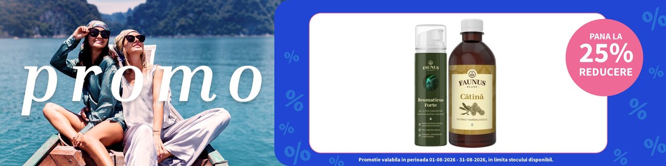 Promotie cu reducere de pana la 25% la Faunus