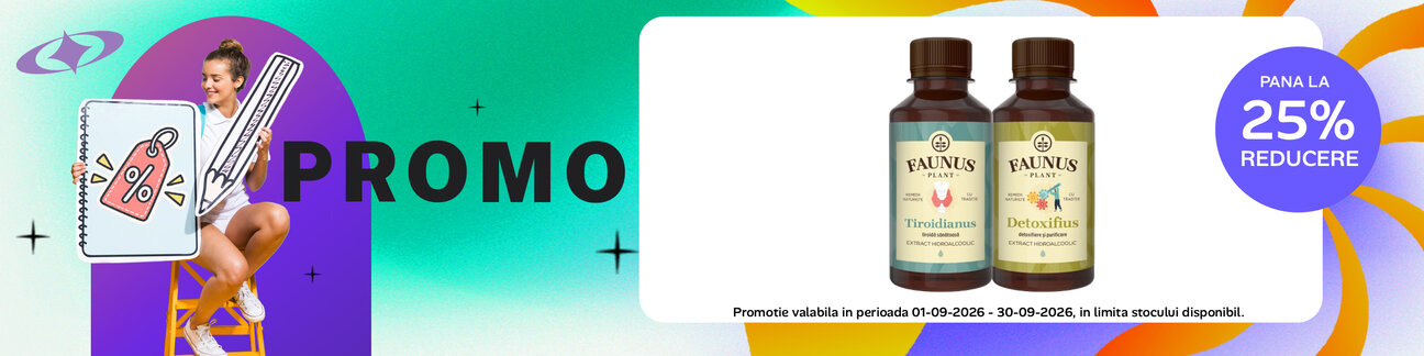 Promotie cu reducere de pana la 25% la Faunus