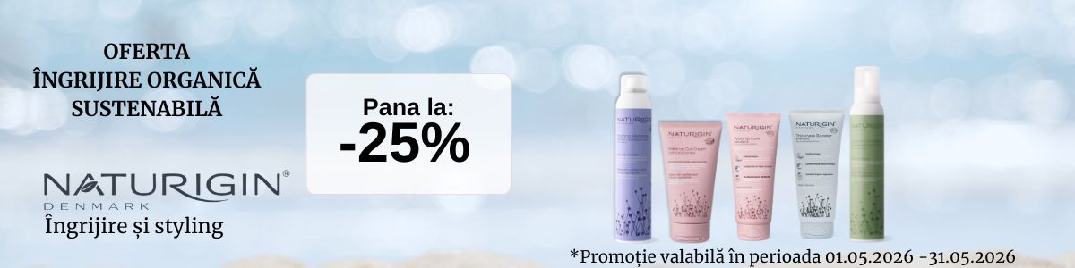 Promotie cu reducere de pana la 25% la Naturigin