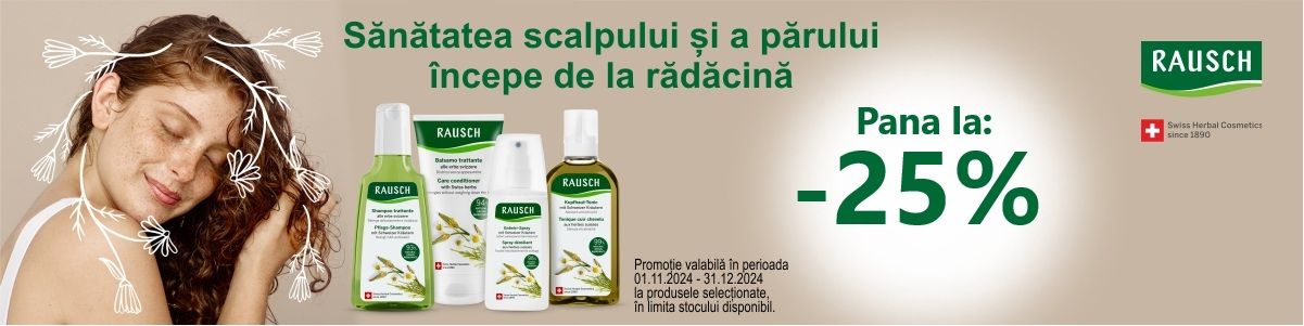 Promotie cu reducere de pana la 25% la Rausch