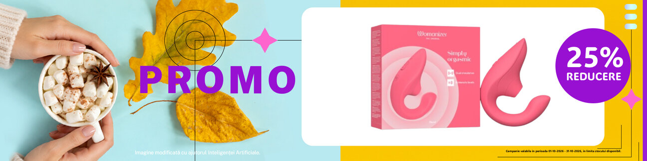 Promotie cu reducere de pana la 25% la Womanizer