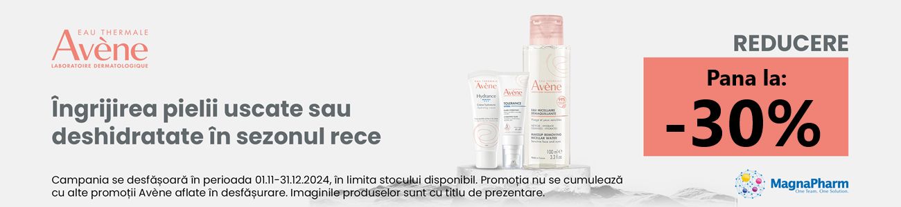 Promotie cu reducere de pana la 30% la Avene