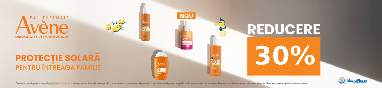 Promotie cu reducere de pana la 30% la Avene