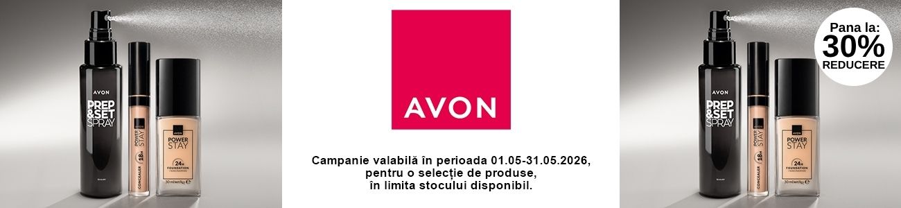 Promotie cu reducere de pana la 30% la Avon