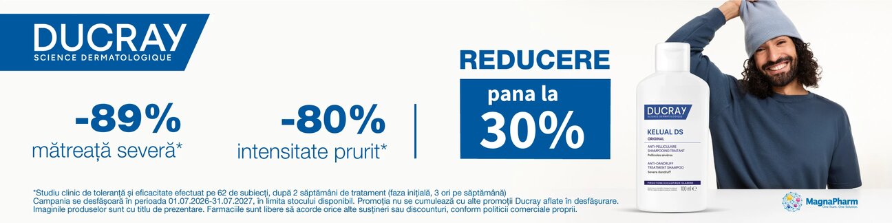 Promotie cu reducere de pana la 30% la Ducray