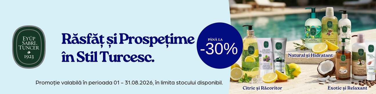 Promotie cu reducere de pana la 30% la Eyup