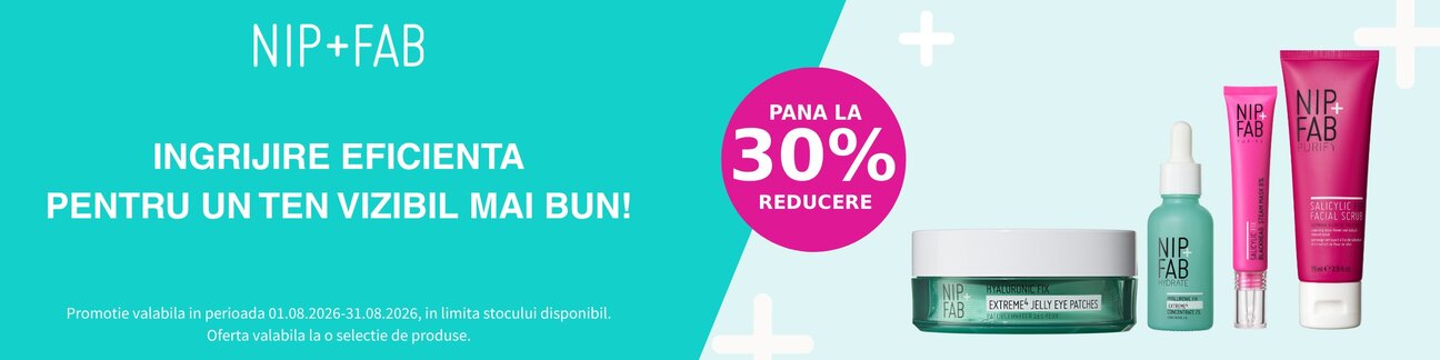 Promotie cu reducere de pana la 30% la Nip+Fab
