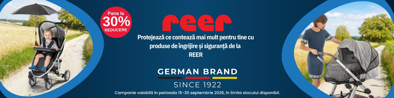 Promotie cu reducere de pana la 30% la Reer