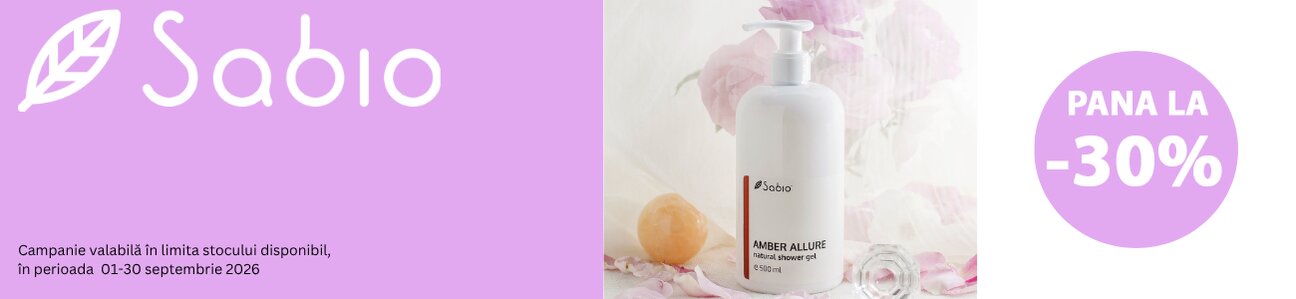 Promotie cu reducere de pana la 30% la Sabio