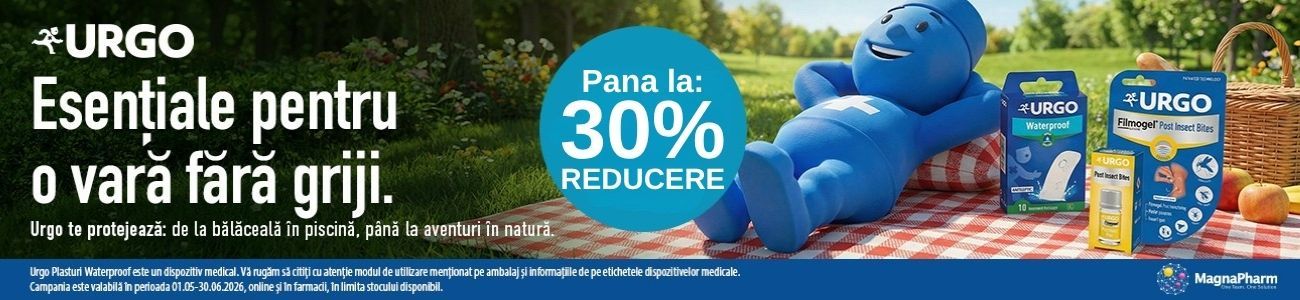Promotie cu reducere de pana la 30% la Urgo