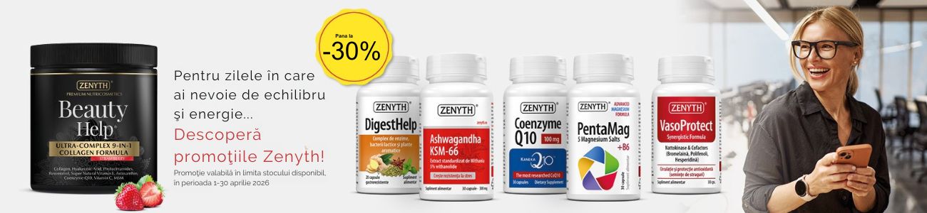 Promotie cu reducere de pana la 30% la Zenyth