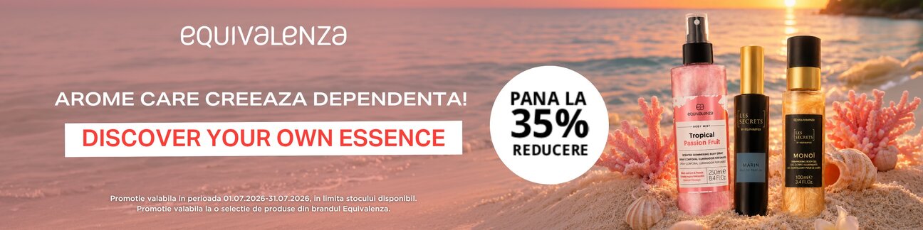 Promotie cu reducere de pana la 35% la Equivalenza