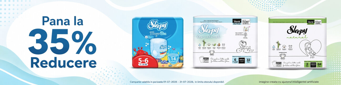 Promotie cu reducere de pana la 35% la Sleepy