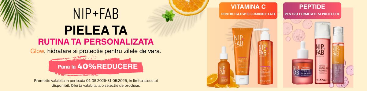 Promotie cu reducere de pana la 40% la Nip+Fab