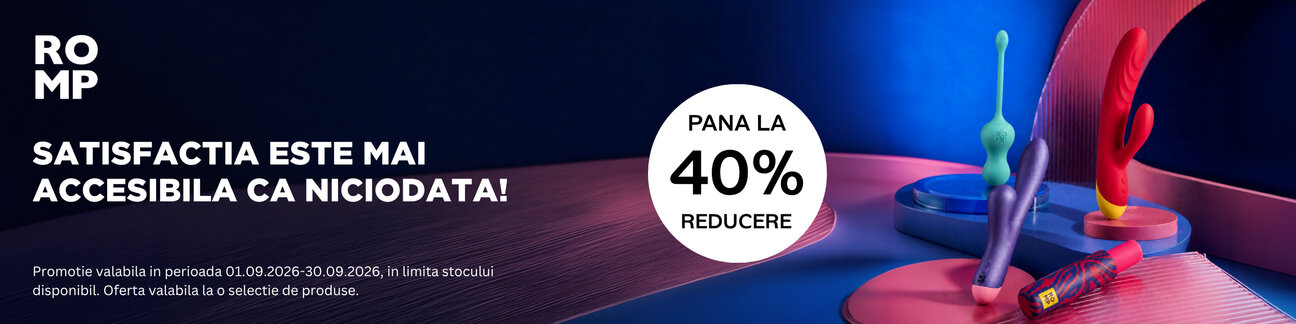 Promotie cu reducere de pana la 40% la Romp