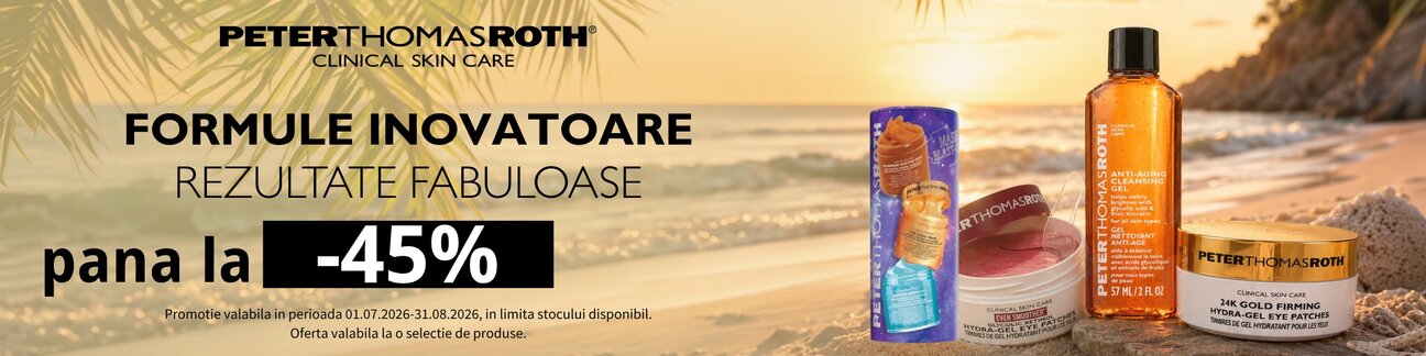 Promotie cu reducere de pana la 45% la Peter Thomas Roth