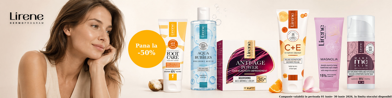 Promotie cu reducere de pana la 50% la Lirene