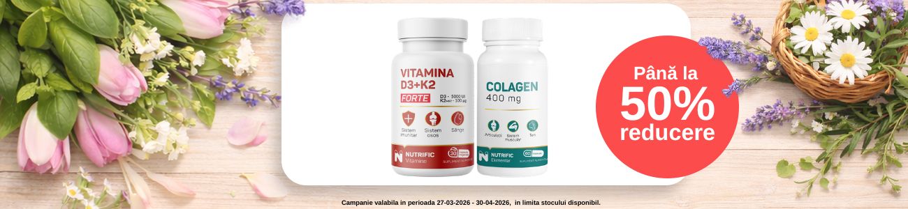 Promotie cu reducere de pana la 50% la Nutrific