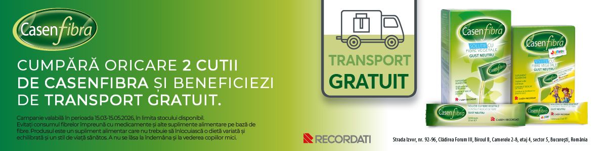 Promotie cu transport gratuit la CasenFibra