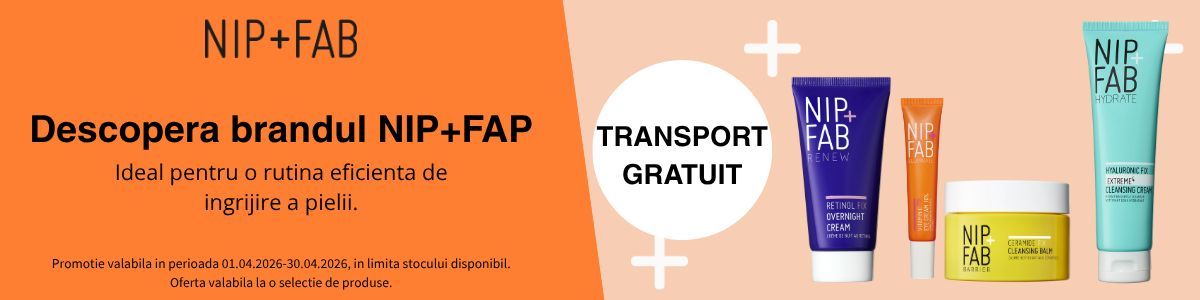 Promotie cu transport gratuit la Nip+Fab