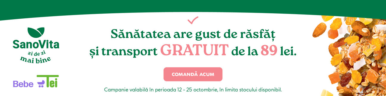 Promotie cu Transport Gratuit la Sano Vita
