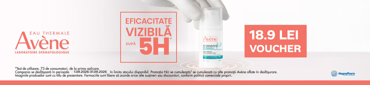 Promotie cu voucher 18,9 lei la Avene