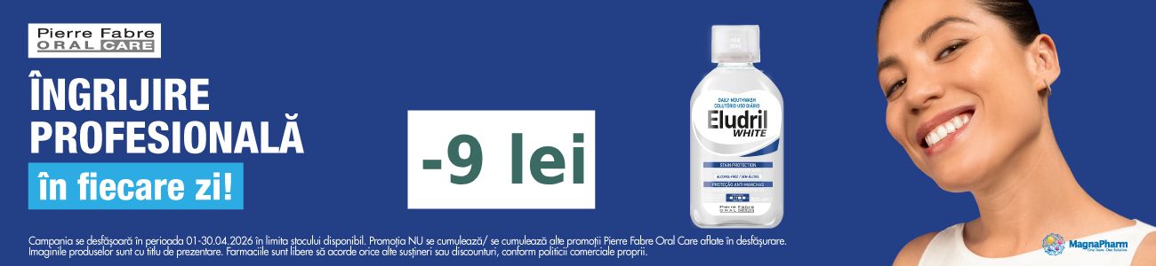 Promotie cu voucher 9 lei la Eludril
