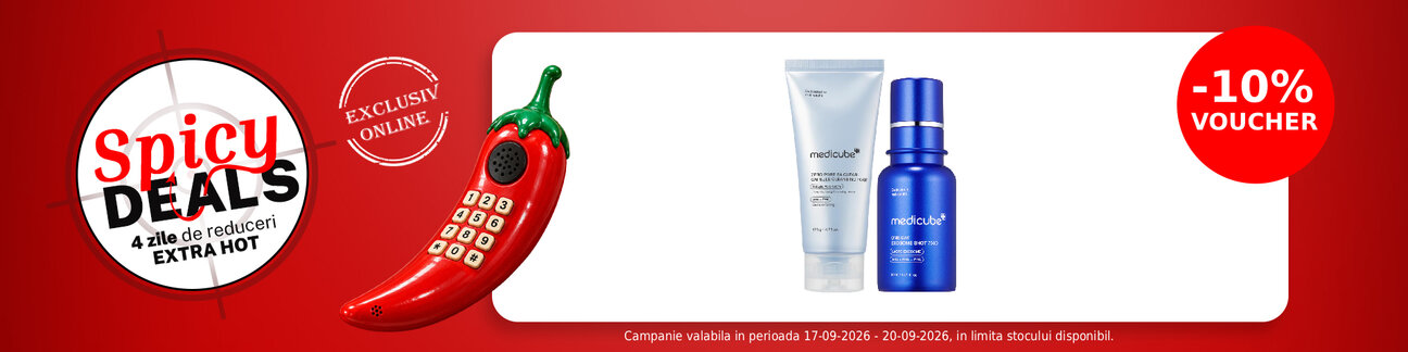 Spicy Deals cu voucher aplicat in cos 10% la Medicube