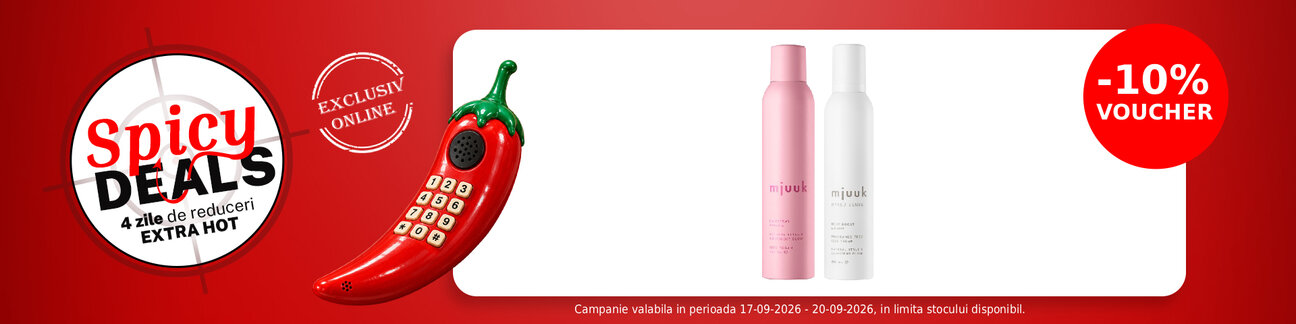 Spicy Deals cu voucher aplicat in cos 10% la Mjuuk