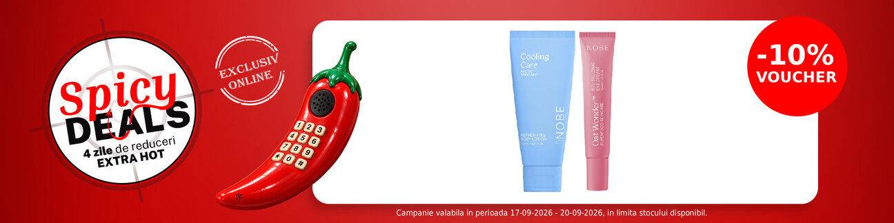 Spicy Deals cu voucher aplicat in cos 10% la Nobe