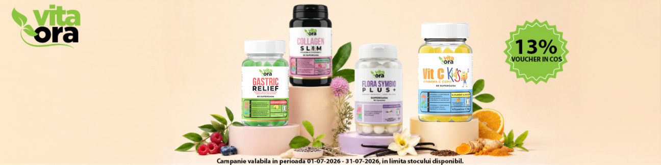 Promotie cu voucher aplicat in cos 13% la Vita Ora