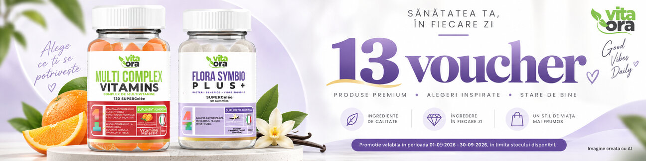 Promotie cu voucher aplicat in cos 13% la Vita Ora