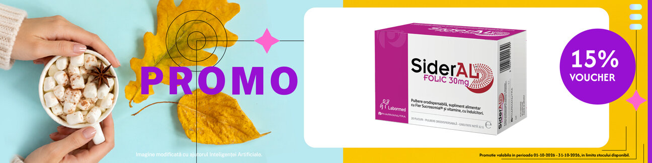 Promotie cu voucher aplicat in cos 15% la Labormed