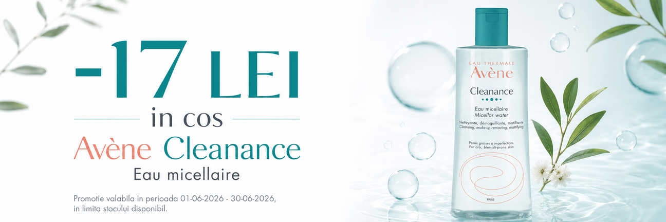 Promotie cu voucher aplicat in cos 17 lei la Avene