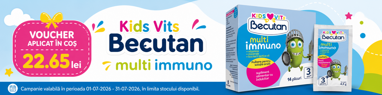 Promotie cu voucher aplicat in cos 22.65 lei la Becutan